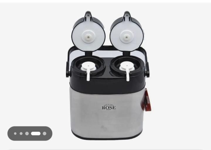 فلاسک دوقلو(مارک رز) فلاسک چای کلمن 2/6لیتر(عمده|ظروف نگهدارنده، پلاستیکی، یکبارمصرف|کرمانشاه, |دیوار