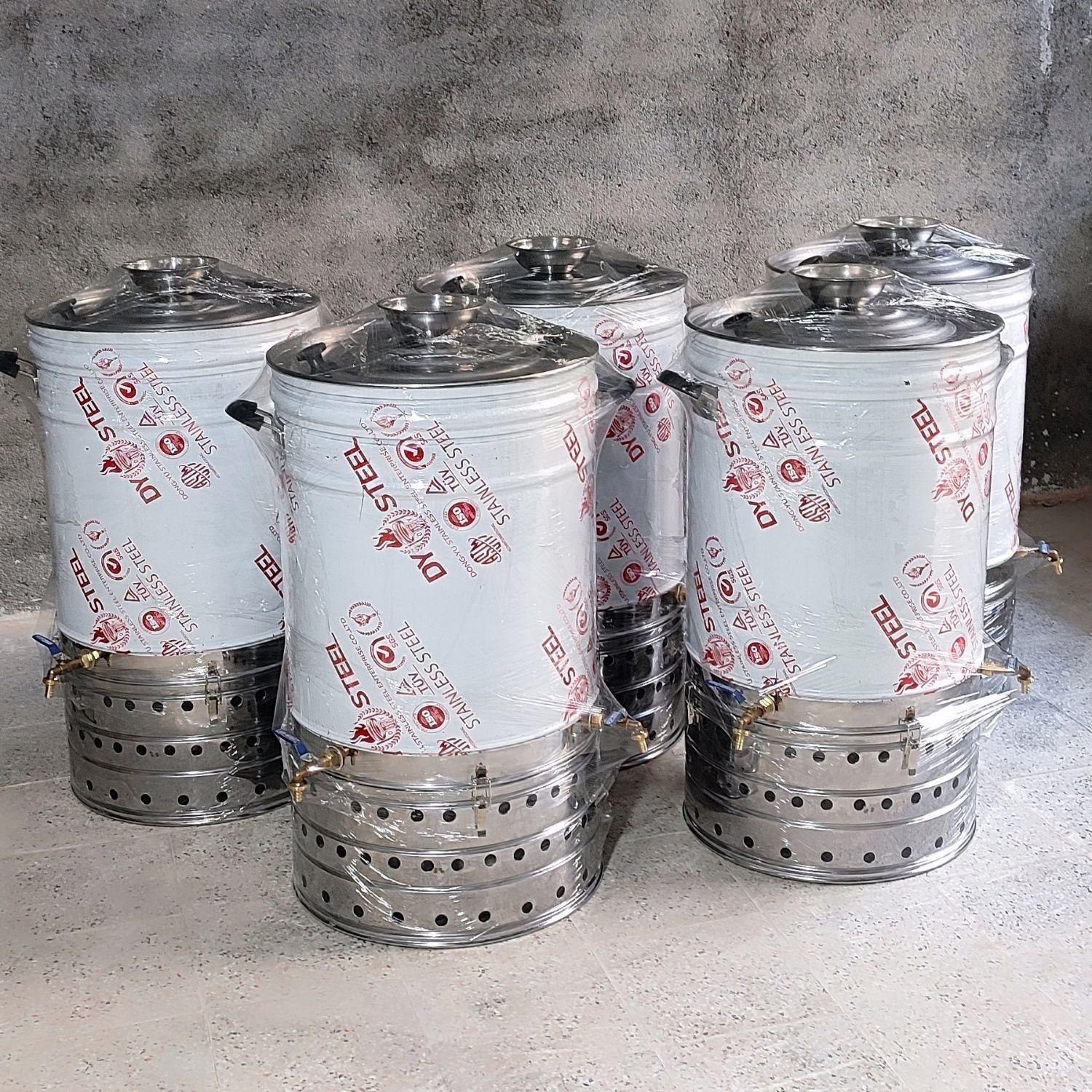 سماور هییتی صنعتی تمام استیل گازی و هم برقی|سماور، چای‌ساز، قهوه‌ساز|تبریز, |دیوار