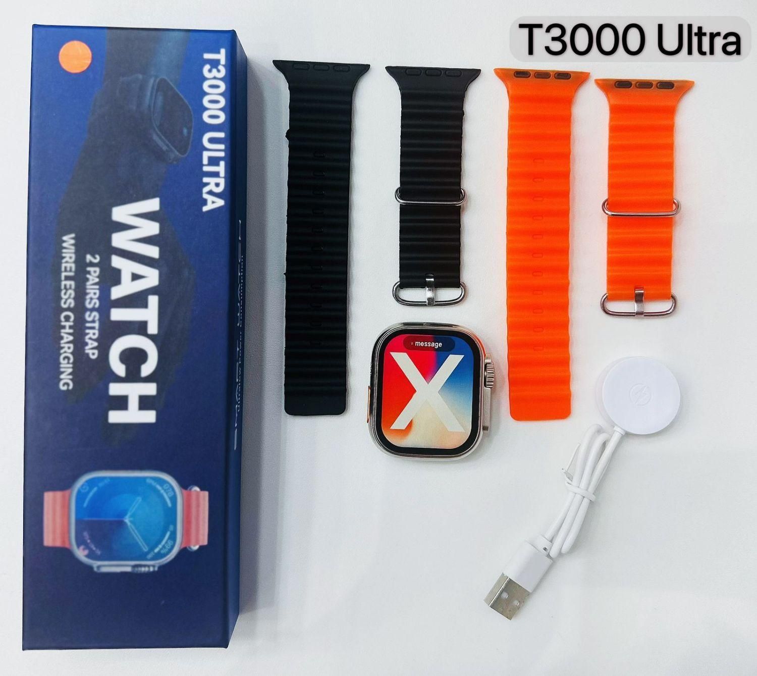 ساعت هوشمند 2بند ،اپل واچ T3000 ultra|لوازم جانبی موبایل و تبلت|زاهدان, |دیوار