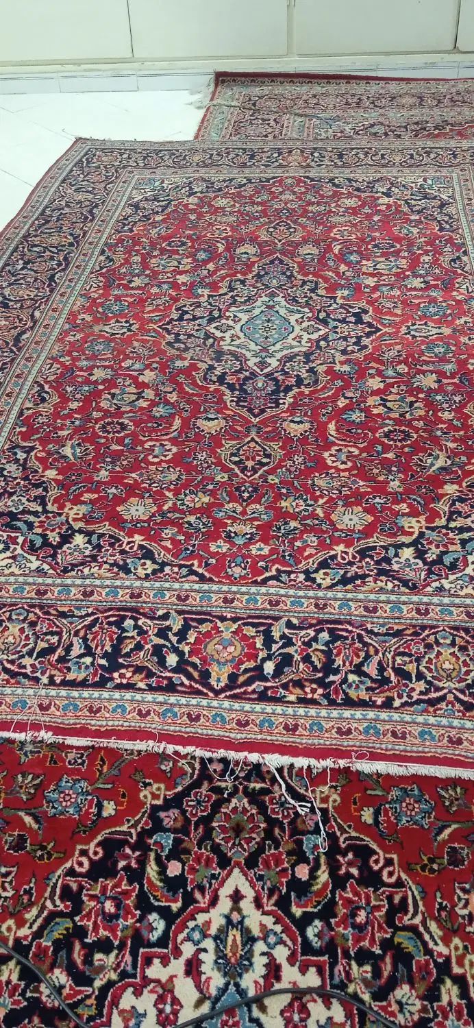 فروش سه تخته فرش دستبافت کارکرده 6تا 12متری|فرش|تهران, پرستار|دیوار