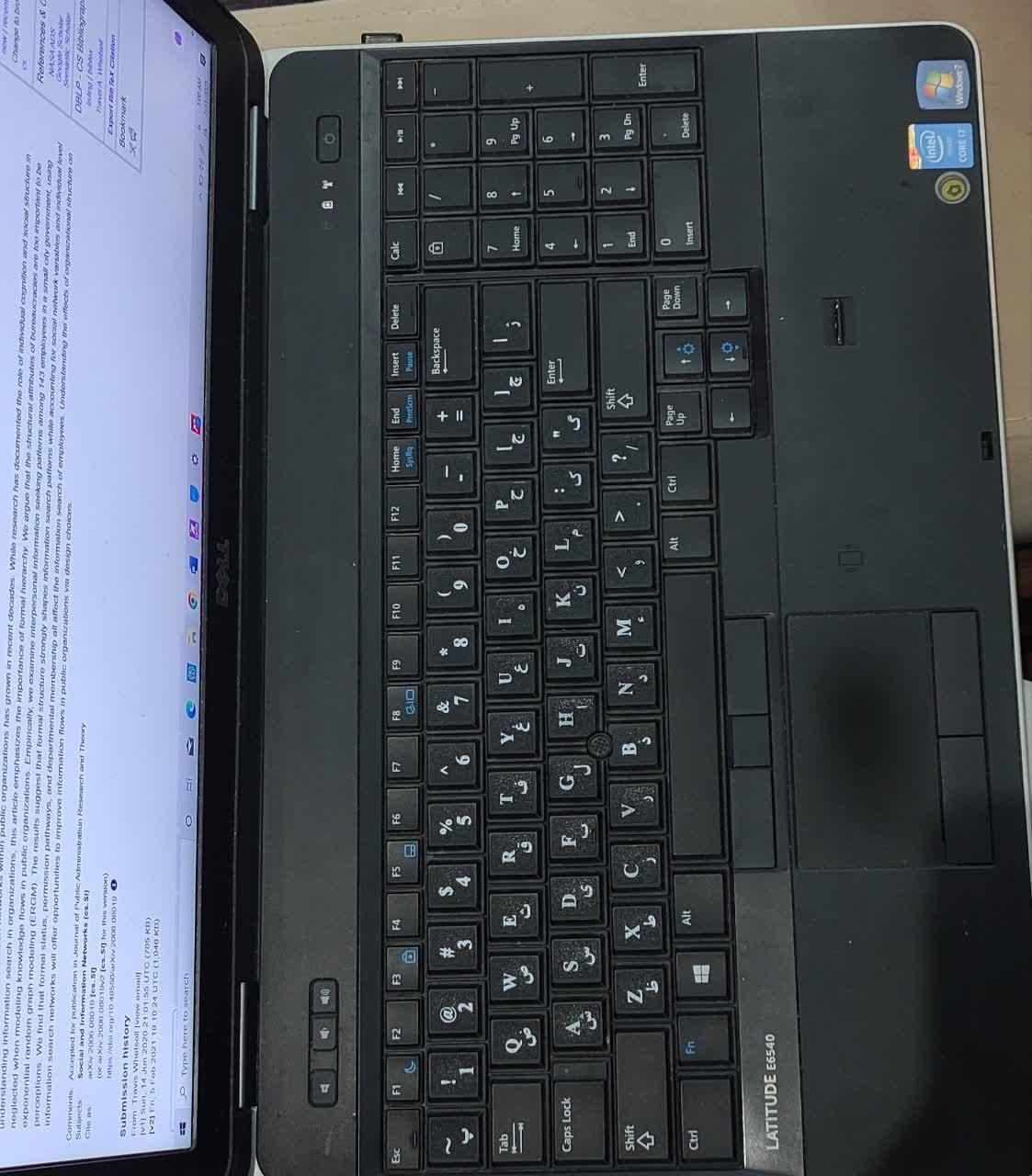 لپ تاپ دل dell E6540|رایانه همراه|مشهد, فرهنگیان|دیوار