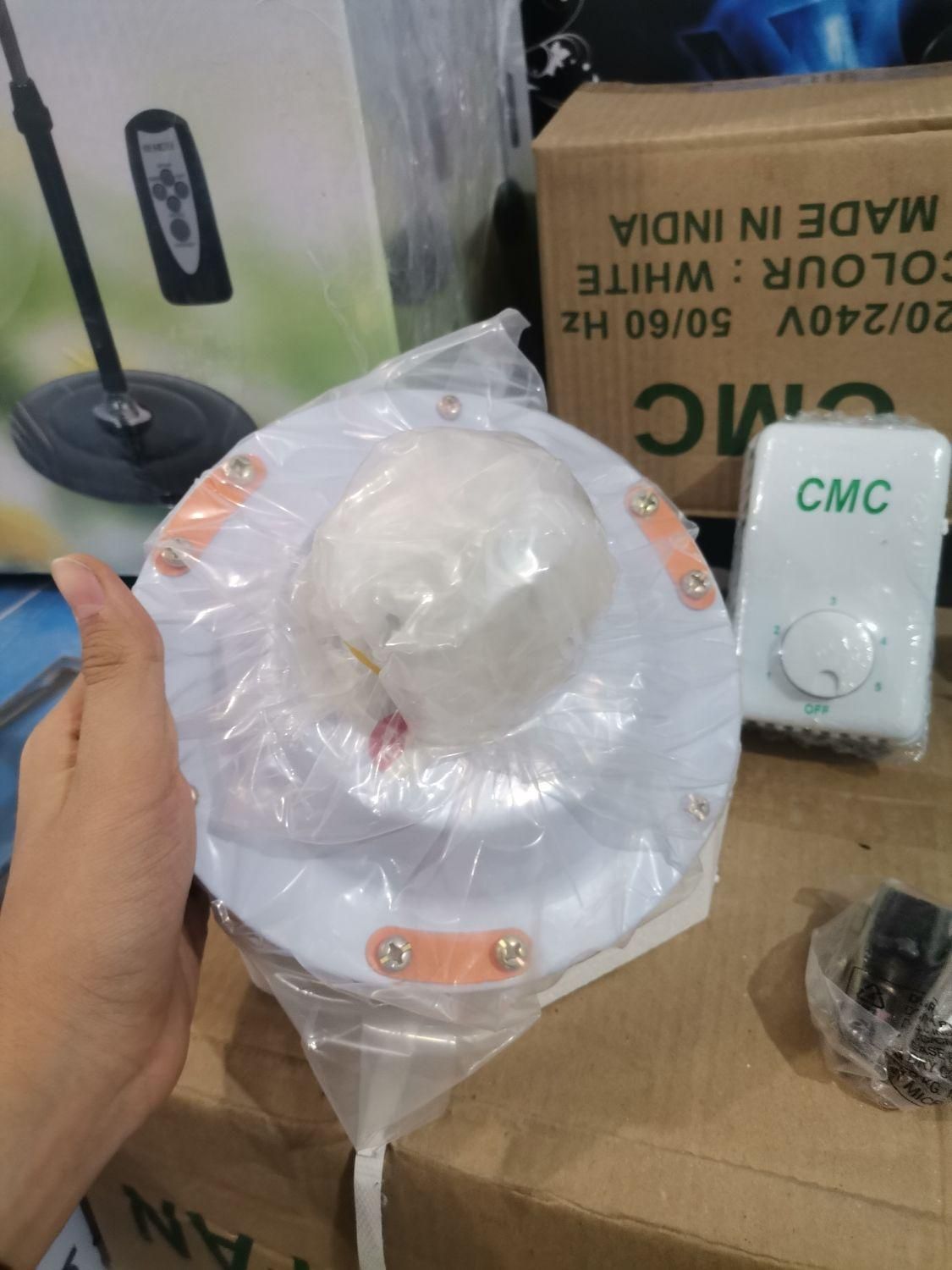 پنکه سقفی سی ام سی یوشا گاسونیک ارشیا smc cmc|پنکه و تصفیه‌کنندهٔ هوا|مشهد, عبادی|دیوار