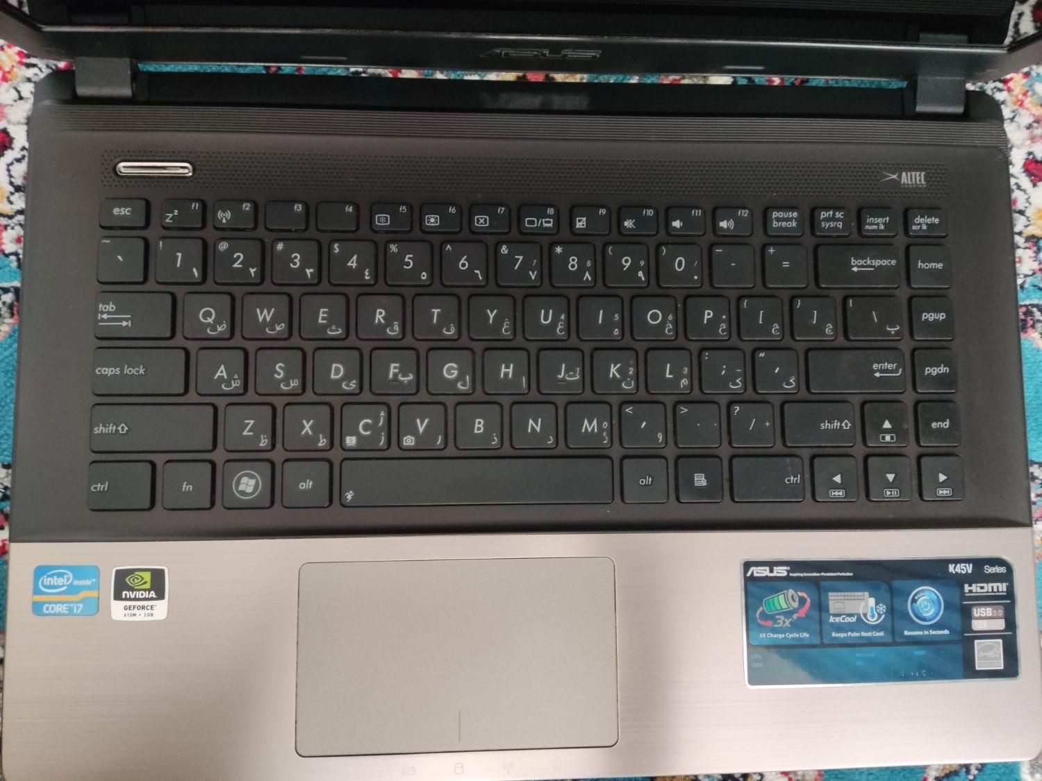لپتاپ Asus K45V|رایانه همراه|کرج, ساسانی (قلمستان)|دیوار