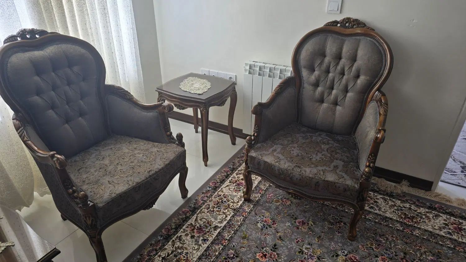 مبل ۹ نفره با آینه و کنسول ،مبل کلاسیک و استیل|مبلمان خانگی و میز عسلی|تهران, مینای شمالی (مخبر)|دیوار