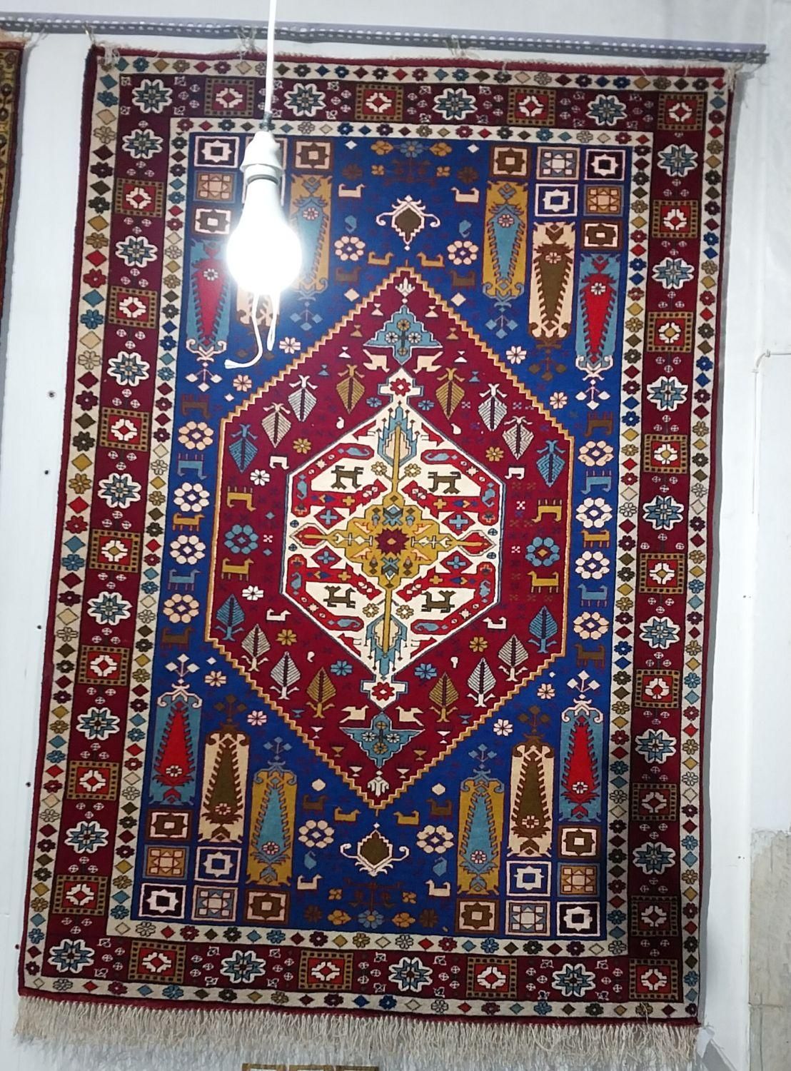 قالیچه دستباف۲متری خراسان|فرش|دورود, |دیوار