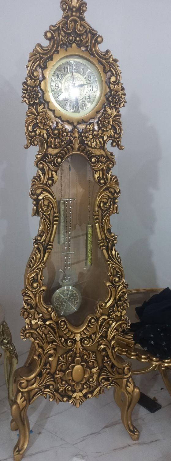ساعت ایستاده جنسش ازچوب ۳میلیون|صنایع دستی و سایر لوازم تزئینی|مشهد, موعود|دیوار