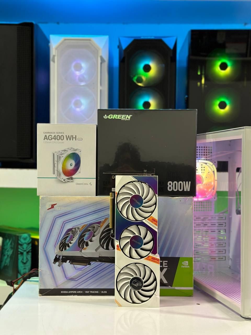 کیس گیمینگ RYZEN 5 7500F گرافیک RTX3070Ti آک|رایانه رومیزی|مشهد, فلسطین|دیوار