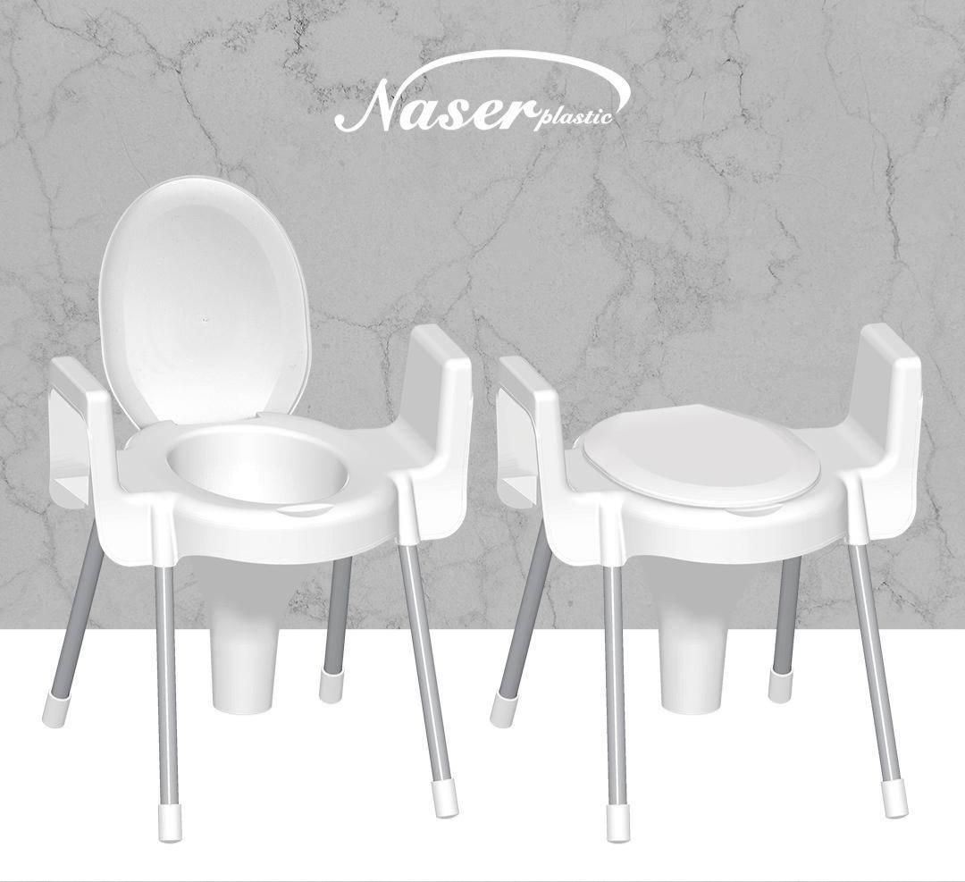 توالت فرنگی چهار پایه /صندلی/دسته دار|لوازم سرویس بهداشتی|تبریز, |دیوار