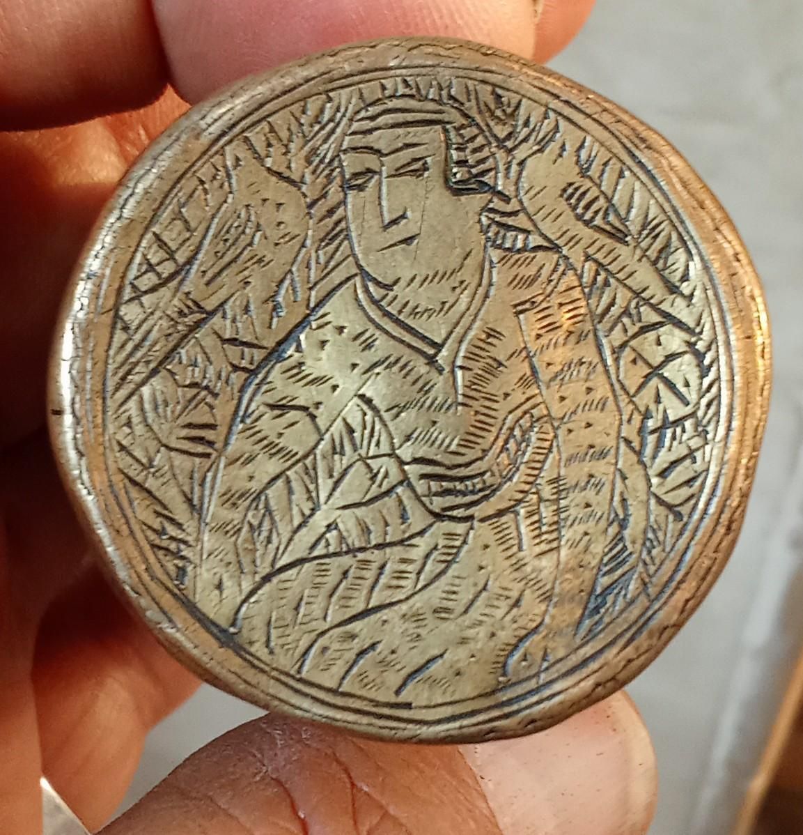 انفیه دان قاجاری|صنایع دستی و سایر لوازم تزئینی|قم, چهار مردان|دیوار
