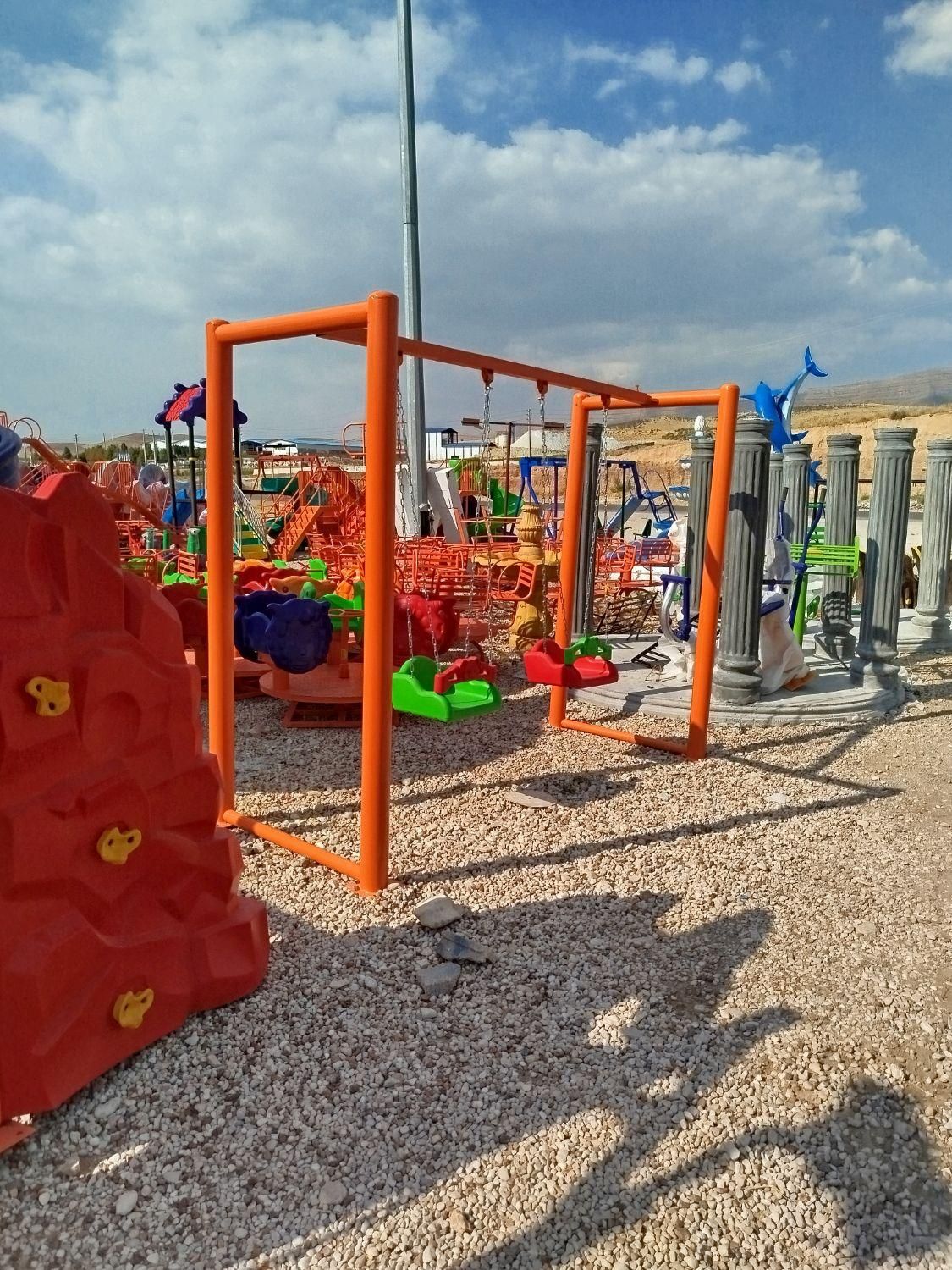 مجموعه بازی پلی اتیلن کد۲۳تاب سرسره کد۲۳مهدکودک|اسباب‌‌بازی|اصفهان, آبشار|دیوار