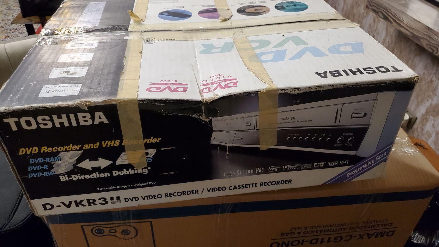 مبدل نوار vhs به DVD اصل توشیبا|پخش‌کننده DVD و ویدیو|تهران, هوانیروز|دیوار