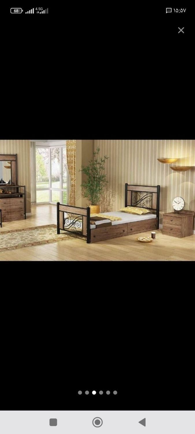 فلزی تک نفره|تخت و سرویس خواب|تهران, نعمت‌آباد|دیوار