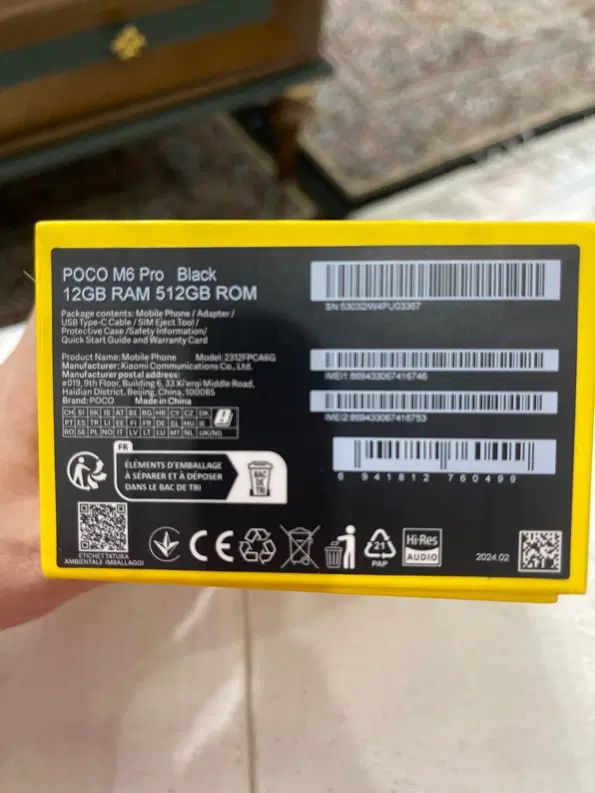 شیائومی Poco M6 Pro با حافظهٔ ۵۱۲ گیگابایت|موبایل|تهران, نازی‌آباد|دیوار