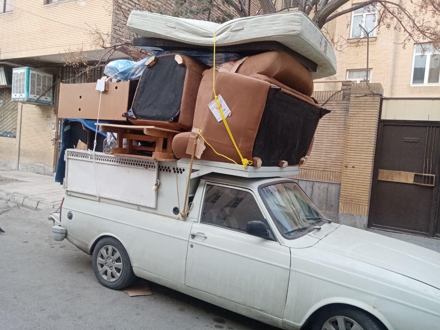 پیکان وانت کارگرباربری حمل و نقل یخچال ساید مبلمان|خدمات حمل و نقل|مشهد, وکیل‌آباد|دیوار