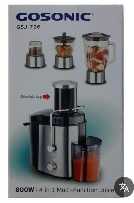 آبمیوه گیری ۴ کاره گاسونیک|آبمیوهگیر و آبمرکباتگیر|تهران, افسریه شمالی|دیوار