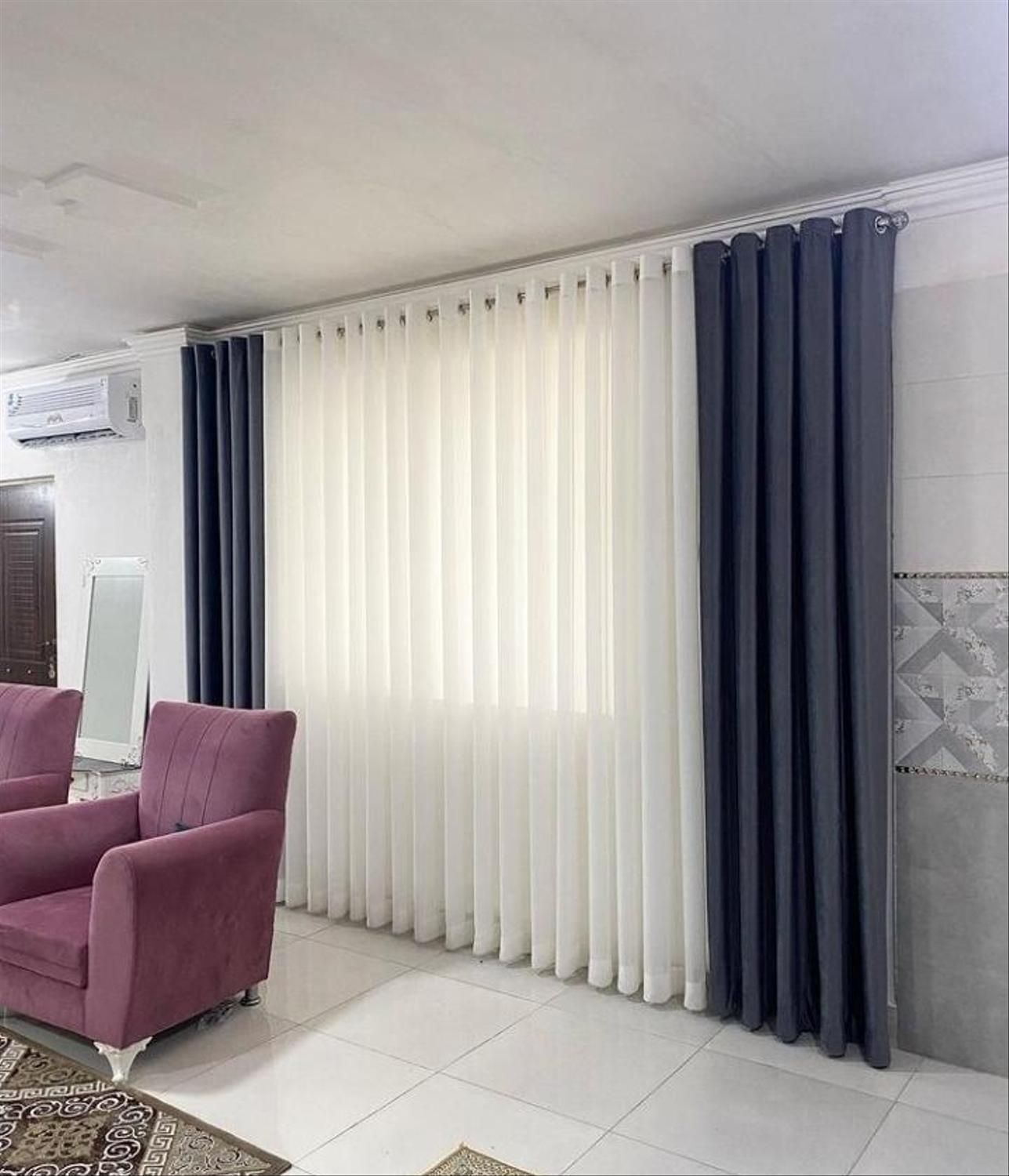 پرده اماده|پرده، رانر، رومیزی|اصفهان, احمدآباد|دیوار