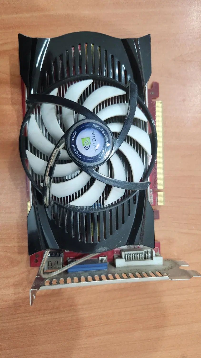 کارت گرافیک nvidia gforce 1Gb 9800GT + کارت شبکه|قطعات و لوازم جانبی رایانه|مشهد, وکیل‌آباد|دیوار