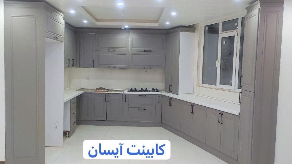 کابینت سفارشی آیسان طوسی مات سوپرلوکس|مصالح و تجهیزات ساختمان|اراک, |دیوار