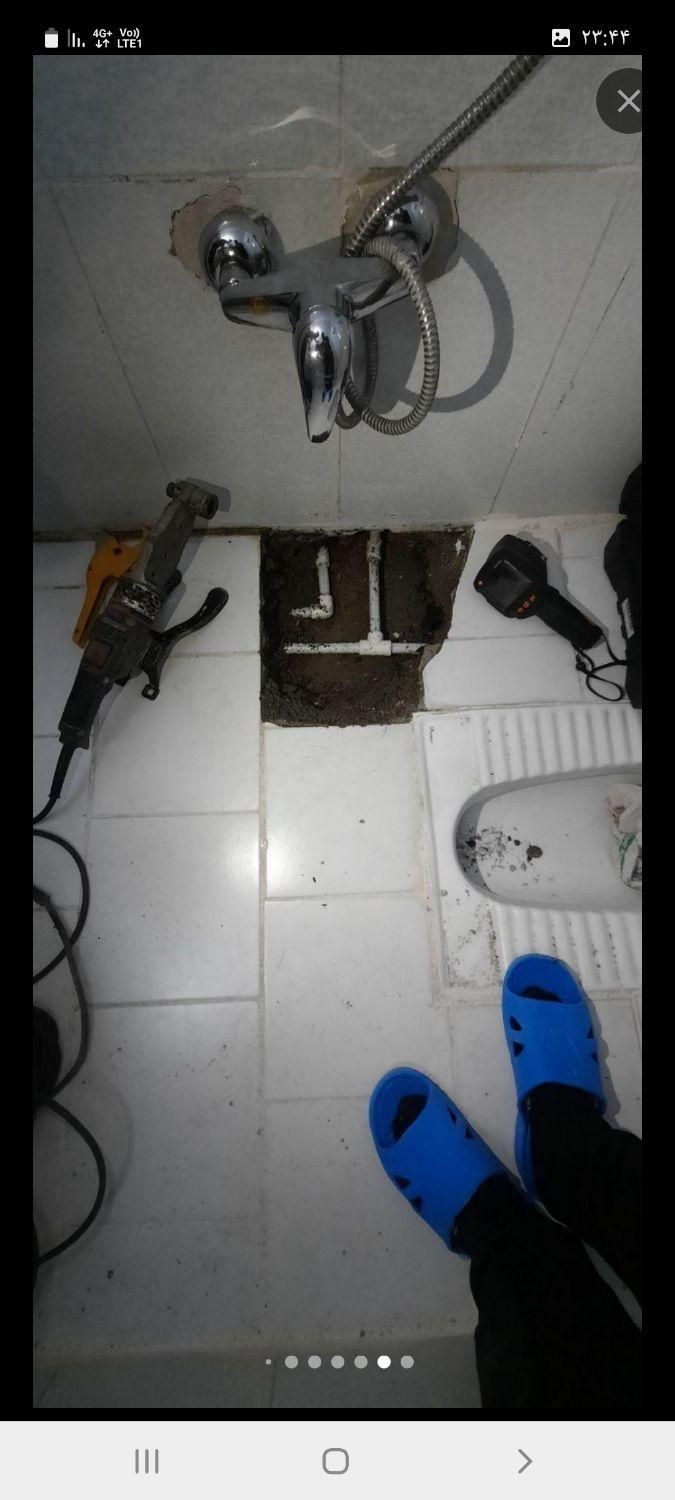 تاسیسات ترکیدگی لوله لوله بازکنی رفع نم وچکه|خدمات پیشه و مهارت|تهران, افسریه شمالی|دیوار