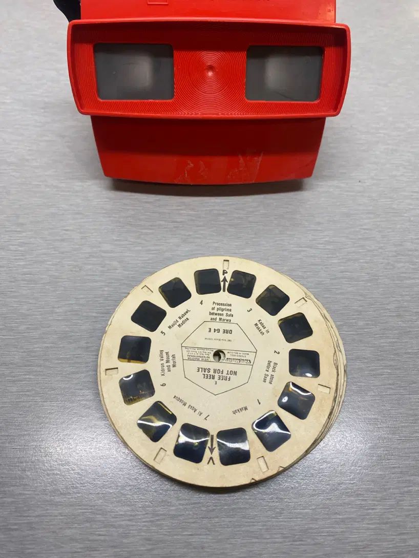 دوربین نمایش اسلاید قدیمی یا ویومستر view master|کلکسیون اشیاء عتیقه|تهران, اکباتان|دیوار