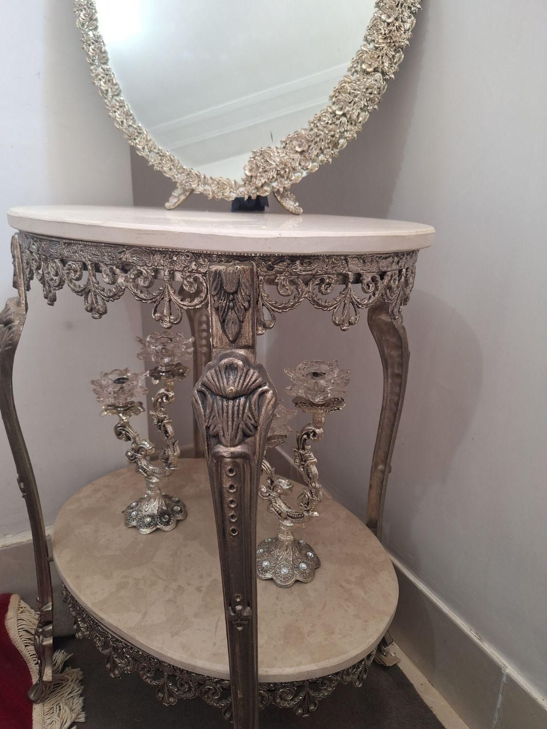 آینه و شمعدان|صنایع دستی و سایر لوازم تزئینی|بروجن, |دیوار