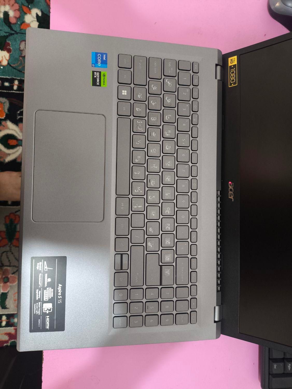 لپتاپ گیمینگ Core i7 نسل 13 و گرافیک Rtx2050|رایانه همراه|دزفول, |دیوار