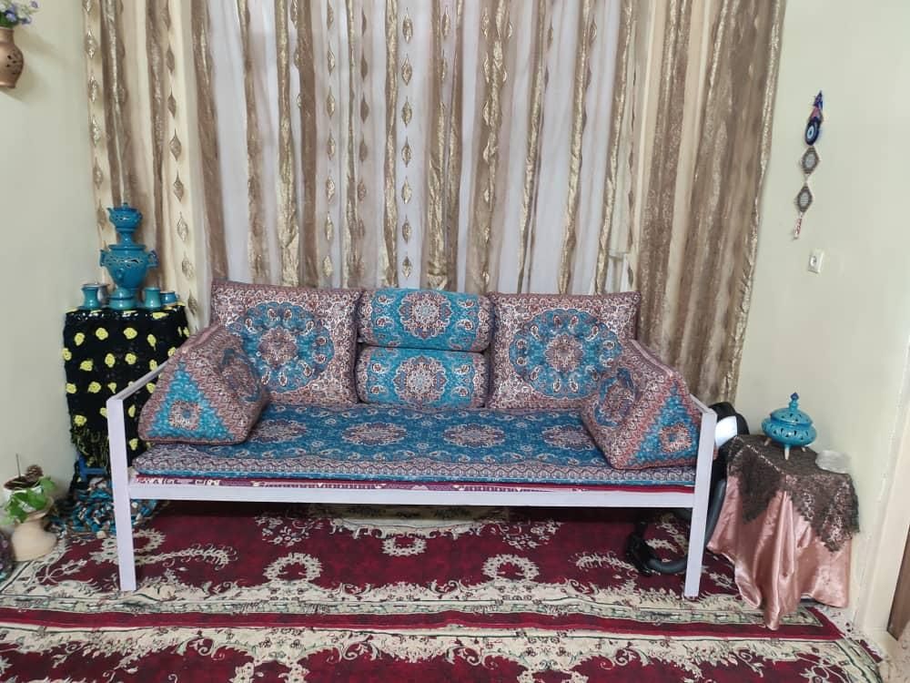 ست طلاکوب پشتی شاهنشین تشک فوم|پشتی|تهران, مینای جنوبی|دیوار