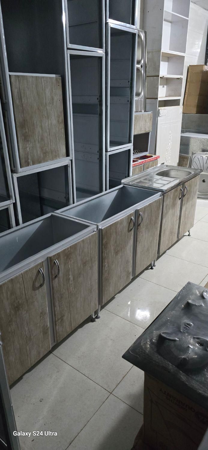 ۳ متر کابینت رنگ کوره  فلزی  نو|مصالح و تجهیزات ساختمان|یزد, |دیوار