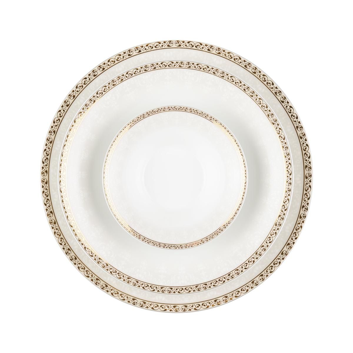 سرویس چینی زرین ارایه رومینا طلایی|ظروف سرو و پذیرایی|رشت, بلوار گیلان|دیوار