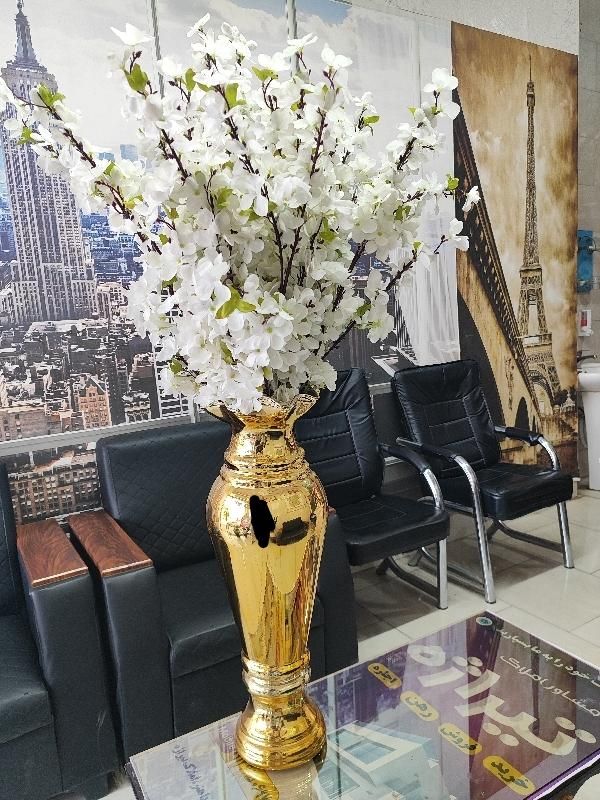 گل مصنوعی به همراه گلدان|گل مصنوعی|شیروان (خراسان), |دیوار