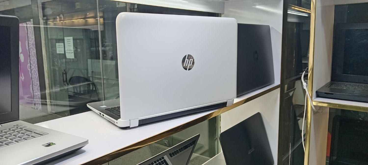 لپتاپ سفید لمسی HP|رایانه همراه|همدان, |دیوار