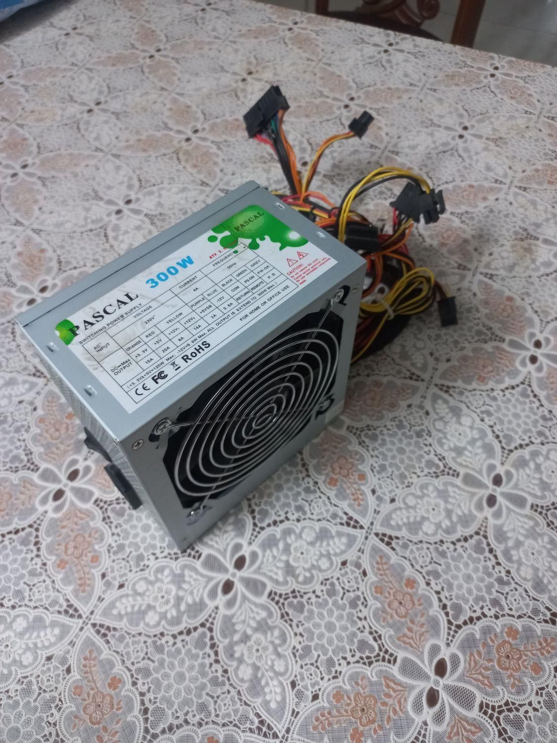 پاور کامپیوتر PASCAL 300W|قطعات و لوازم جانبی رایانه|اراک, |دیوار