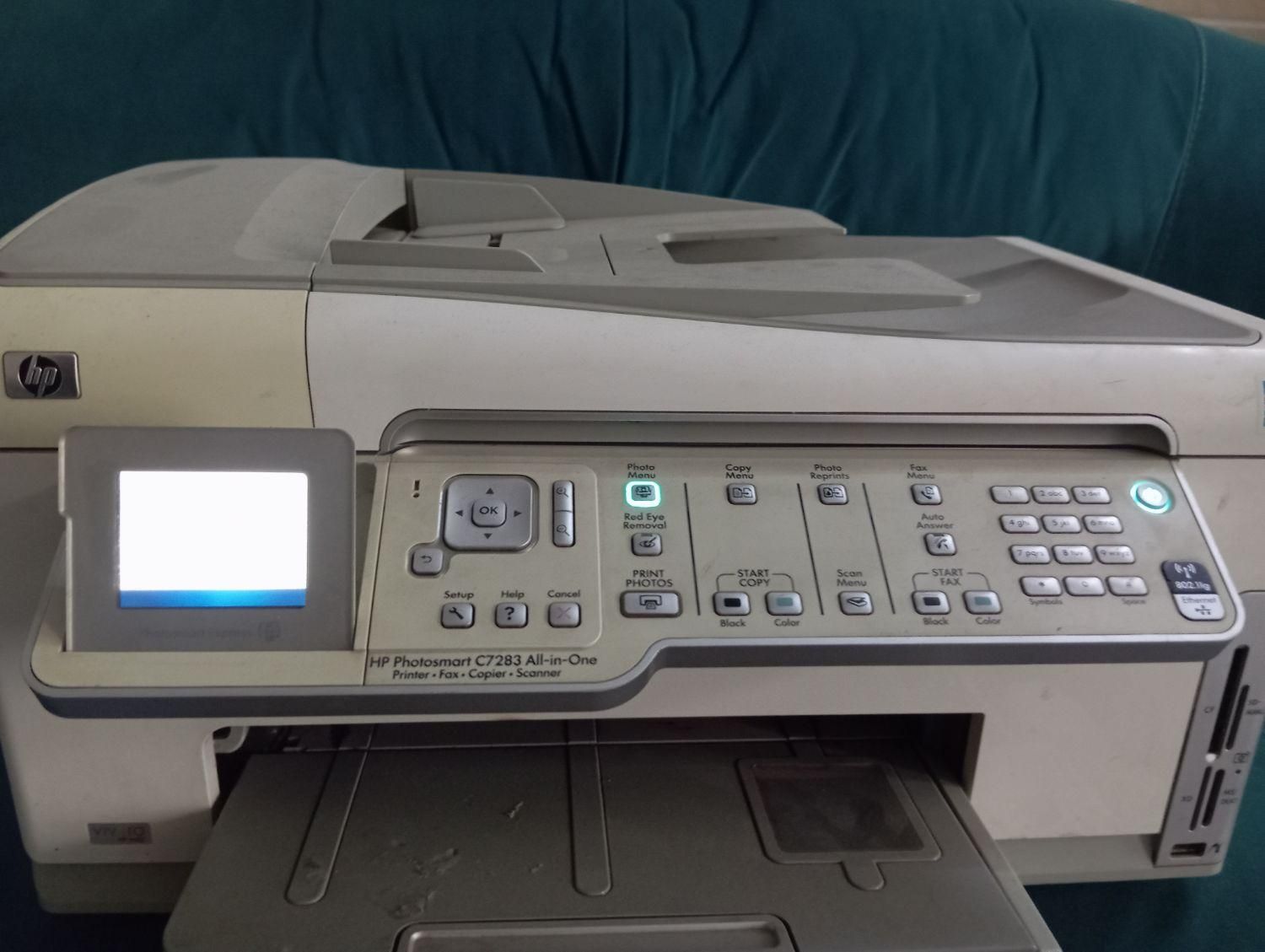 دستگاه کپی hp photomartc7283|پرینتر، اسکنر، کپی، فکس|رباطکریم, رباطکریم|دیوار