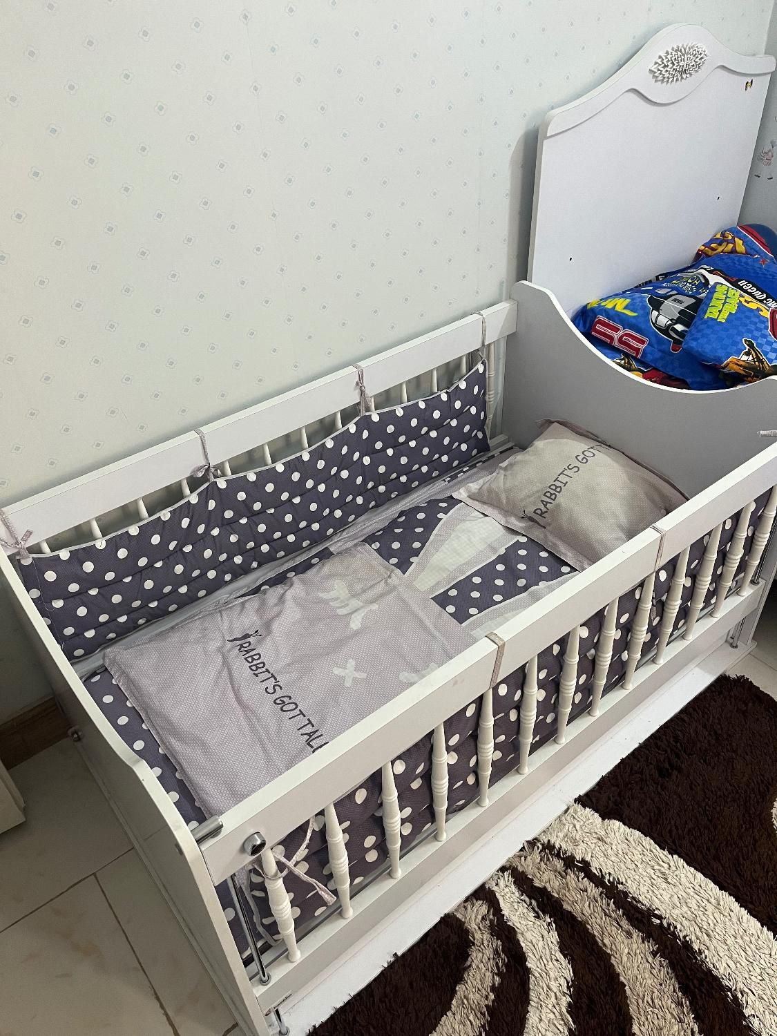 سرویس خواب کودک و نوجوان بامبینو مدل آنجل|تخت و سرویس خواب|پردیس, فاز ۸|دیوار