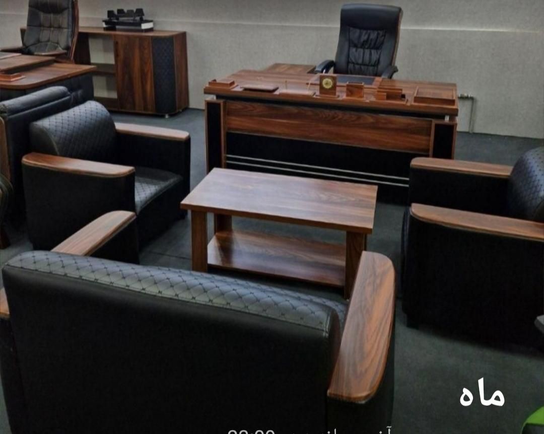 میز مدیریت لمون/ مبل چرم اداری /صندلی خلبانی|دفتر کار|قم, آزادگان|دیوار