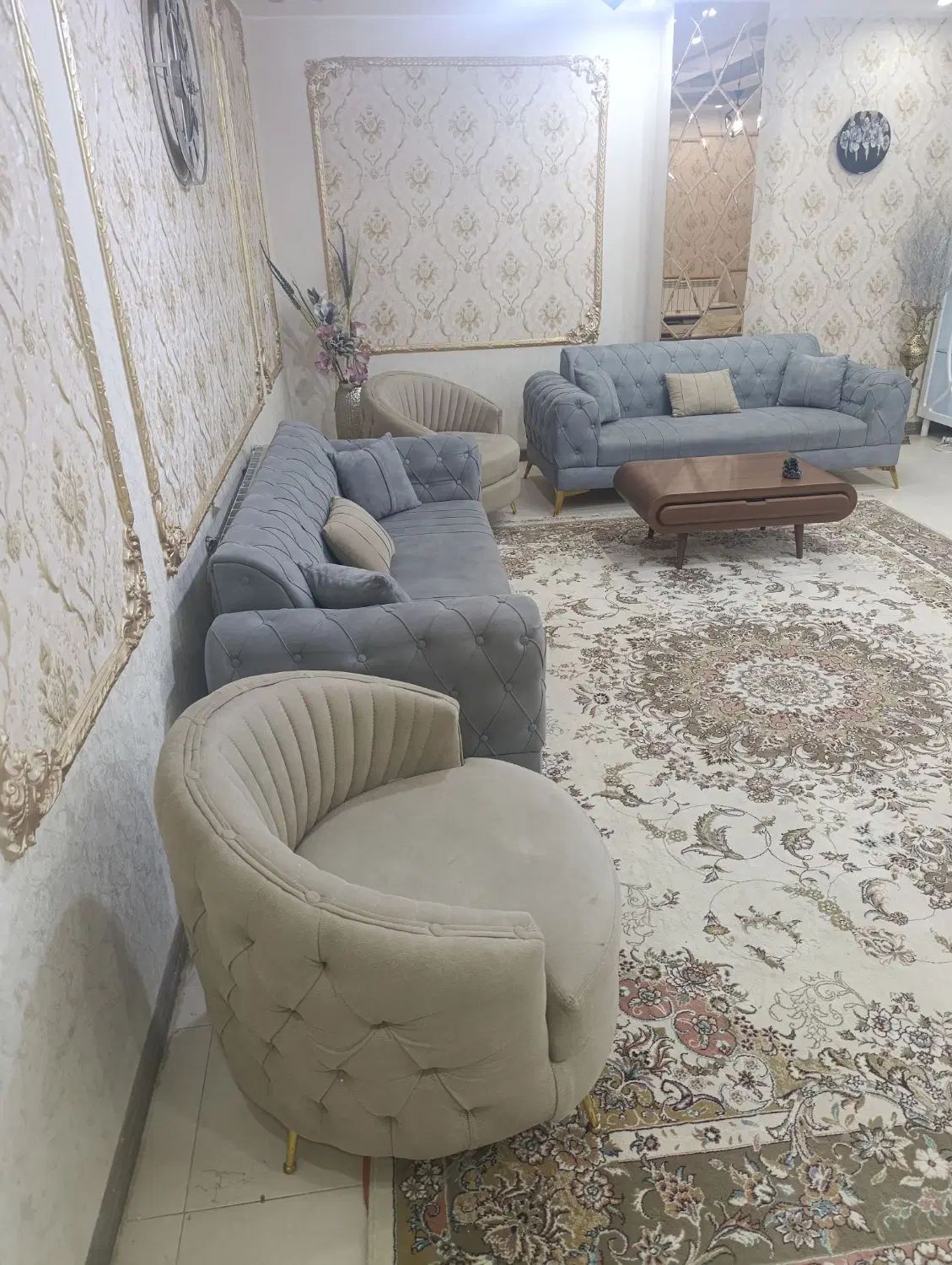 مبلمان کلاسیک چستر|مبلمان خانگی و میز عسلی|کرمانشاه, |دیوار