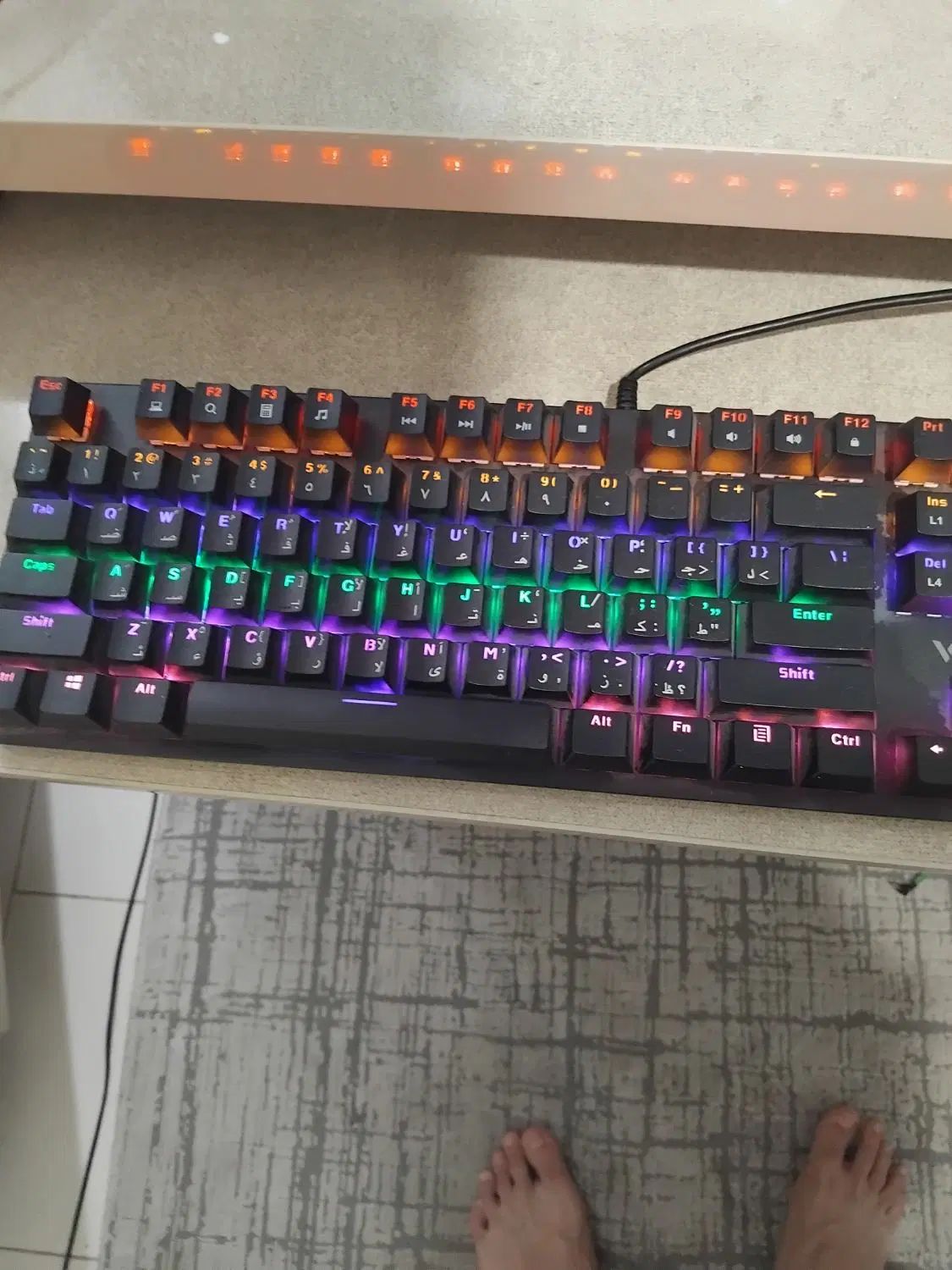 کیبورد rapov500se و موس razer deathadder v2 mini|قطعات و لوازم جانبی رایانه|تهران, آهنگ|دیوار