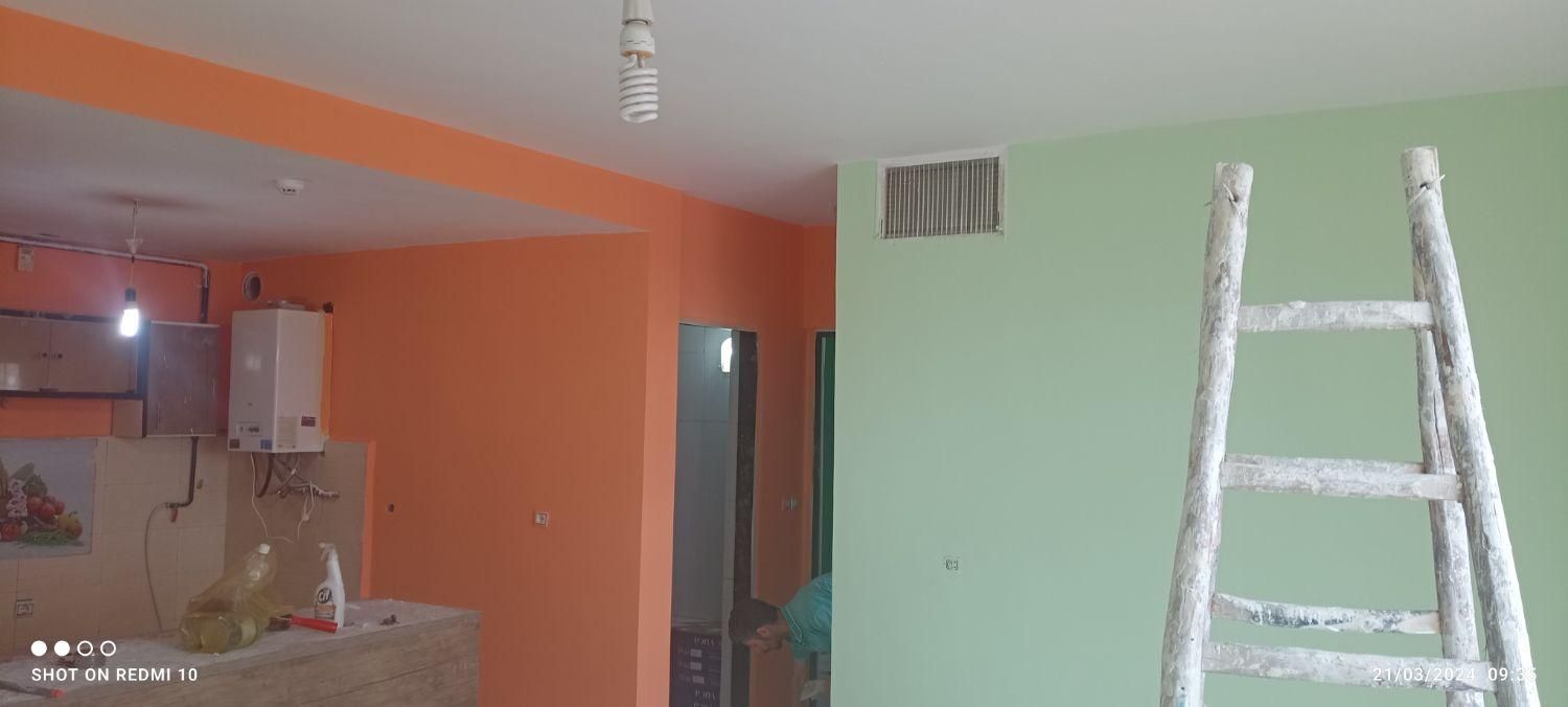 نقاش ساختمان نقاشی ساختمان ورنگ آمیزی گلبهاروحومه|خدمات پیشه و مهارت|گلبهار, شهر جدید گلبهار|دیوار