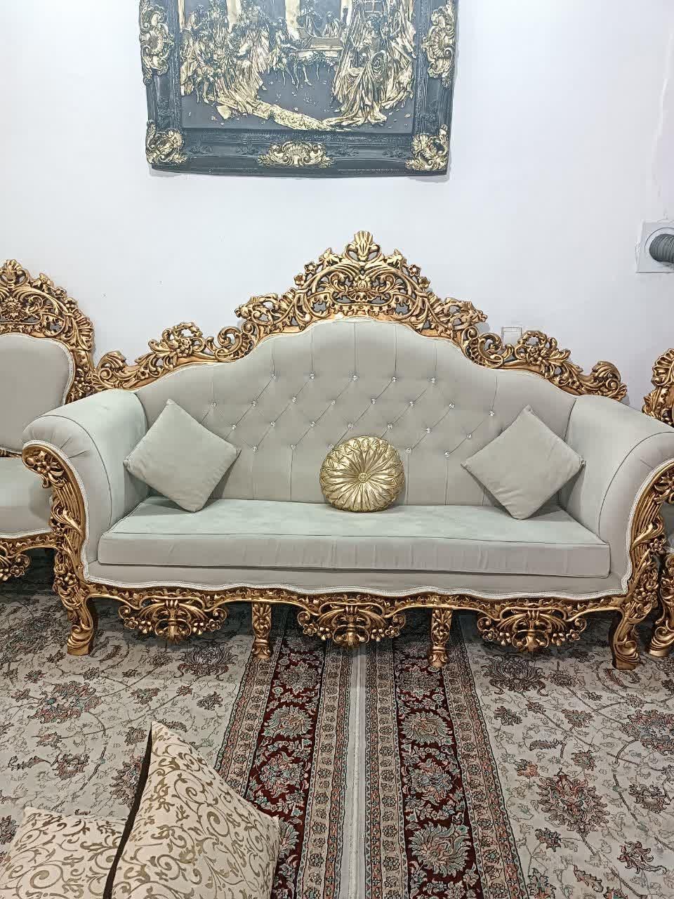 مبلمان استیل در حد نو|مبلمان خانگی و میز عسلی|تهران, الهیه|دیوار