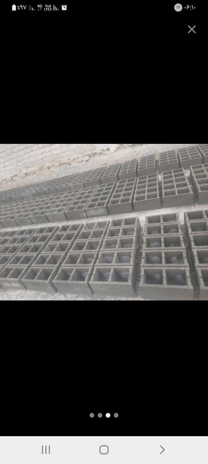 فروش بلوک ۱۰ و ۱۵ و ۲۰در ۴۰ته پر|مصالح و تجهیزات ساختمان|بوشهر, |دیوار