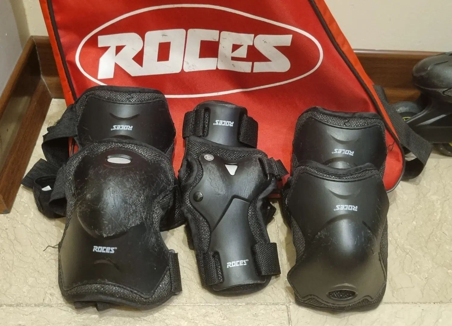 اسکیت Roces Orlando 4 با کلاه و کیف متعلقات|دوچرخه، اسکیت، اسکوتر|تهران, قلهک|دیوار