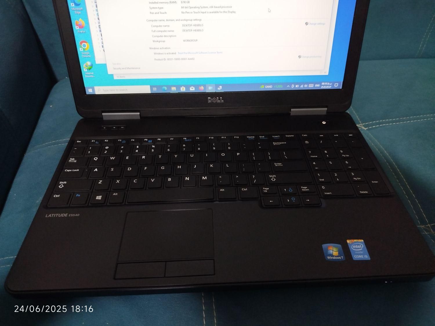 لپ تاپ Dell latitude E5540 با core i5|رایانه همراه|فاضل آباد, |دیوار