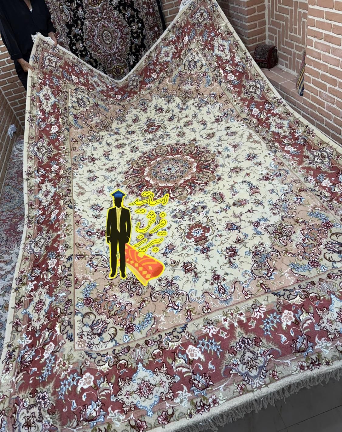 فرش ۹متری علیا۳۰رج اصل آذرشهر (اقساط بدون بهره)|فرش|تبریز, |دیوار