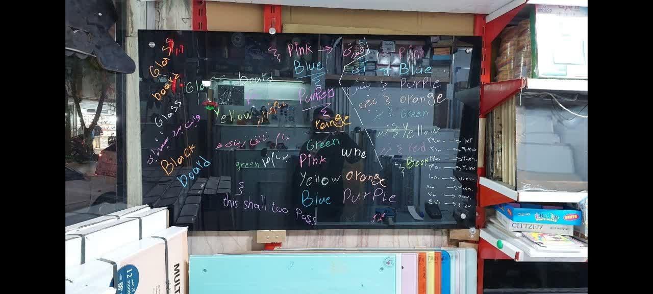 ماژیک مخصوص گلس برد مشکی و تیره وایت برد شیشه ای|لوازم التحریر|اصفهان, سنبلستان|دیوار