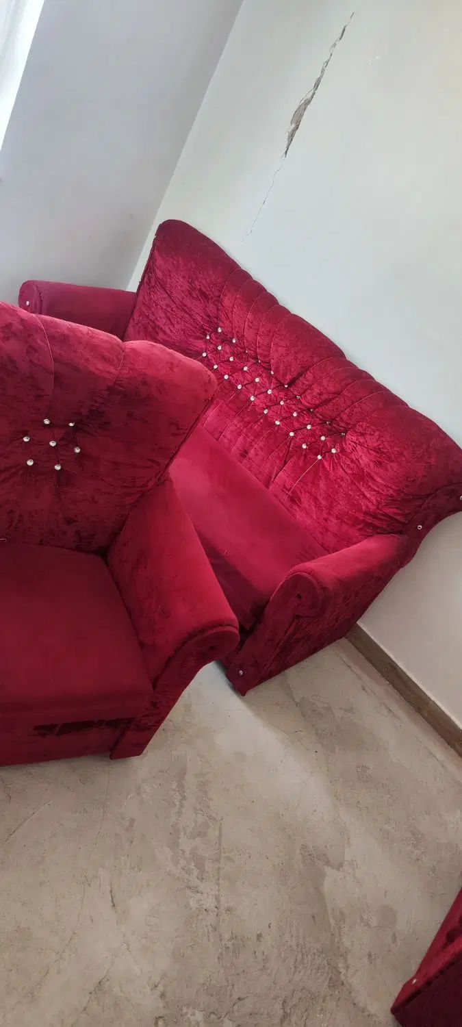 یک دست مبل هفت نفره کاملا تمیز و مناسب برای باغ و.|مبلمان خانگی و میز عسلی|میاندوآب, |دیوار