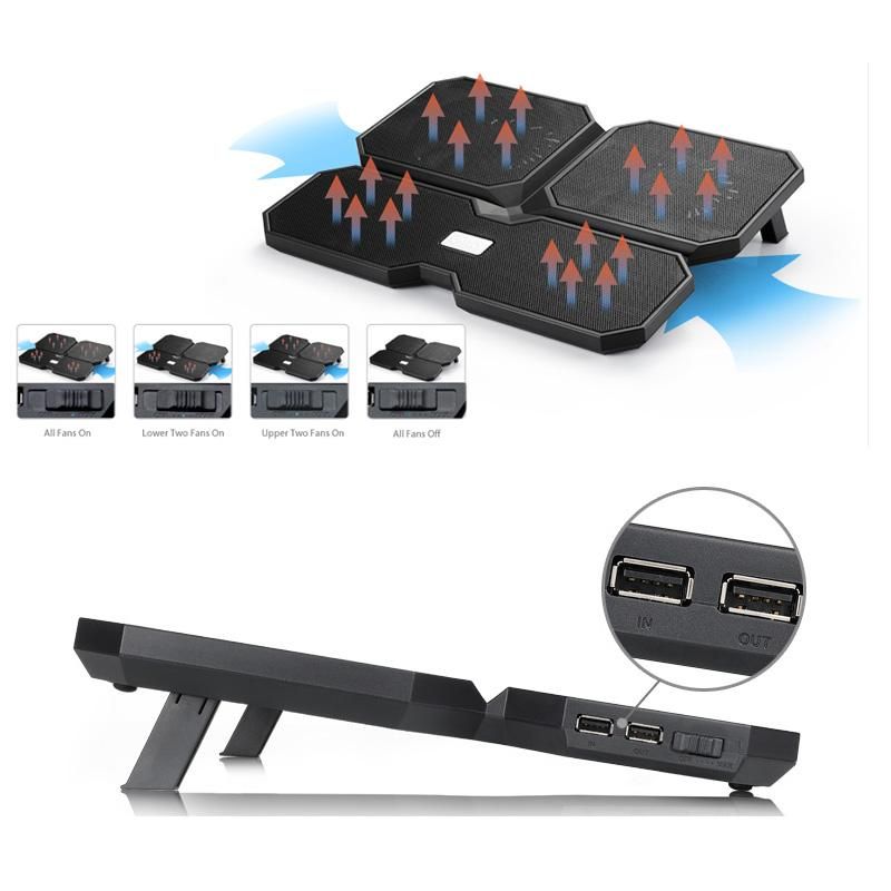 خنک کننده لپ تاپ DeepCool X6|قطعات و لوازم جانبی رایانه|اصفهان, خلجا|دیوار