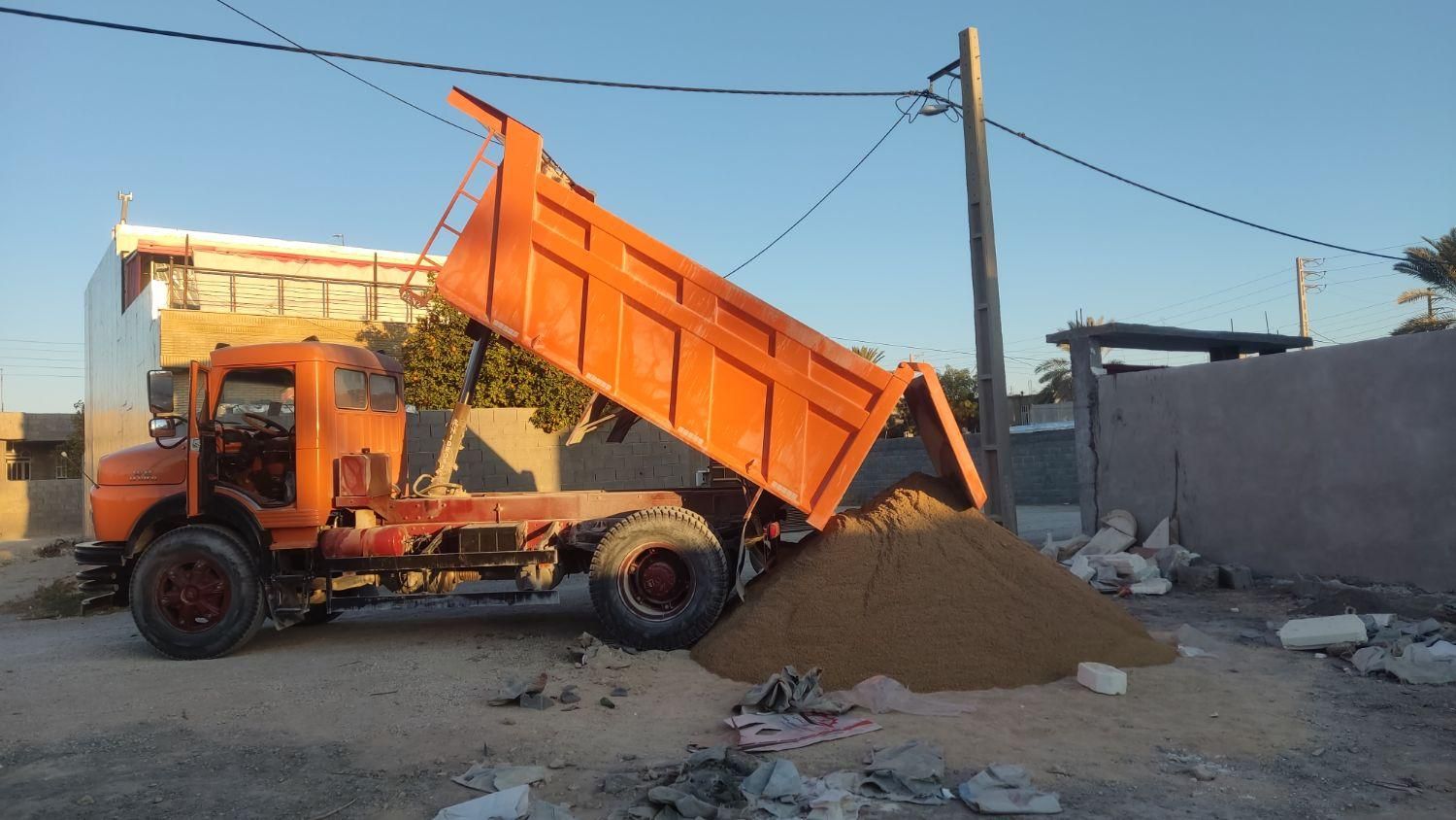 حمل شن ماسه مخلوط خدمات لودر جم|خدمات حمل و نقل|جم, |دیوار