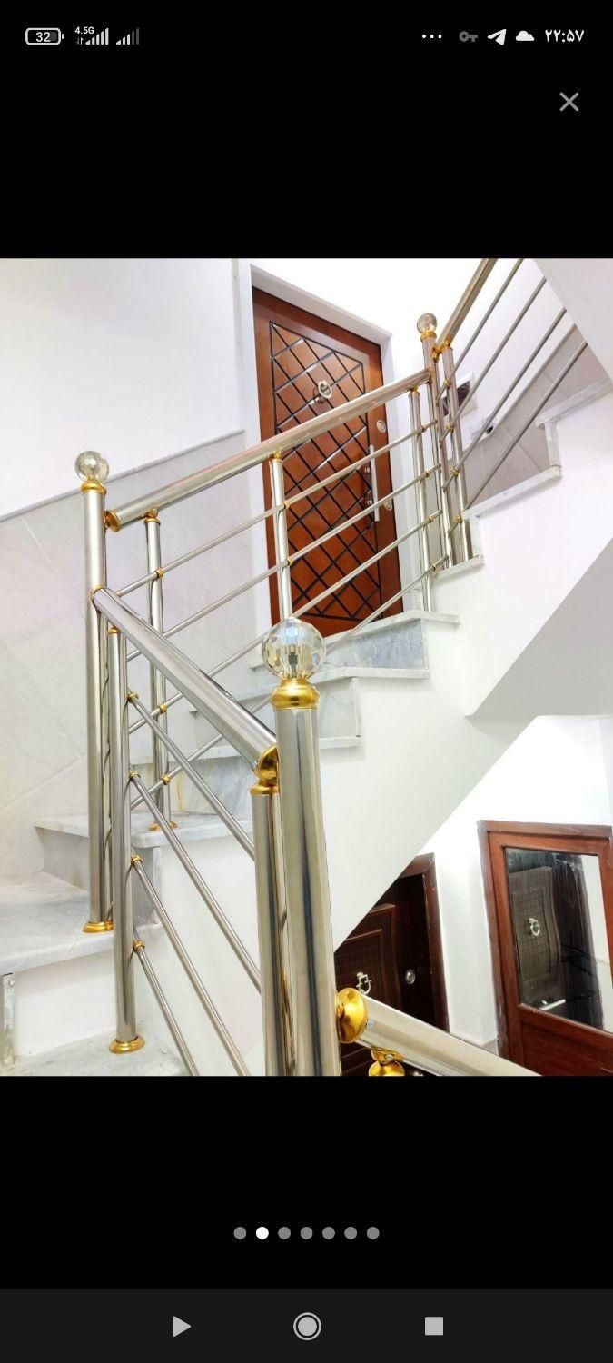 نرده استیل و آلومینیوم با ضمانت 10سال|مصالح و تجهیزات ساختمان|دهگلان, |دیوار