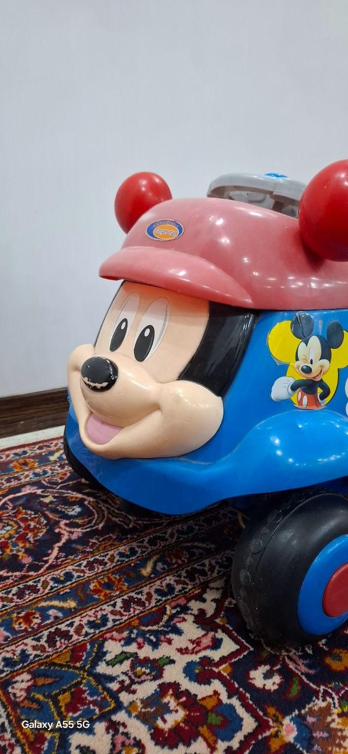 ماشین شارژی میکی موز باتری نو|اسباببازی بچه|دزفول, |دیوار