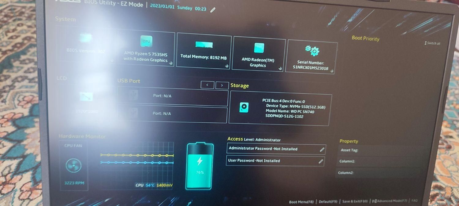 لپتاپ گیمینگ Asus gaming FA506N-tuf 566NF-|رایانه همراه|اهواز, معین زاده|دیوار